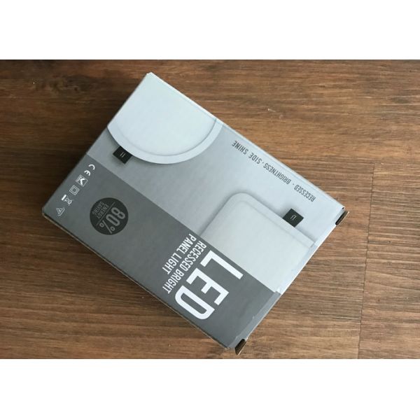 500LM 3000K 6W Triac Dimmable LED Panel Light / LED Flat Panel Ceiling Lights