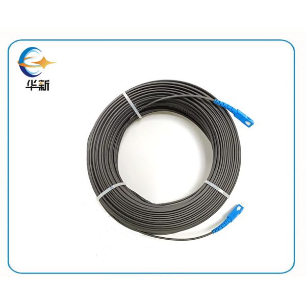 Indoor 2mm*3mm Flat Optical Cable 1core Ftth Preconnectorized Drop Cable Single
