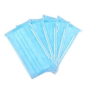 China Soft Breathable 3 Ply Disposable Face Mask High Density Filter Layer Resistance Pollution on sale