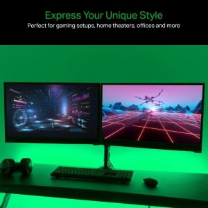 6.5FT Length LED Strip Lights Series With Yes Dimmable 5V 1.5A