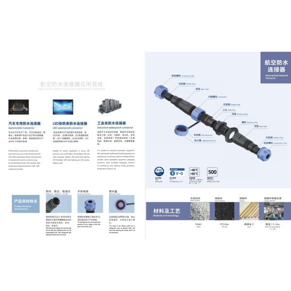 SP Series Waterproof Cable Assembly Connector SP11 SP13 SP17 SP21 SP29 22 24 26 Pin IP67 IP68