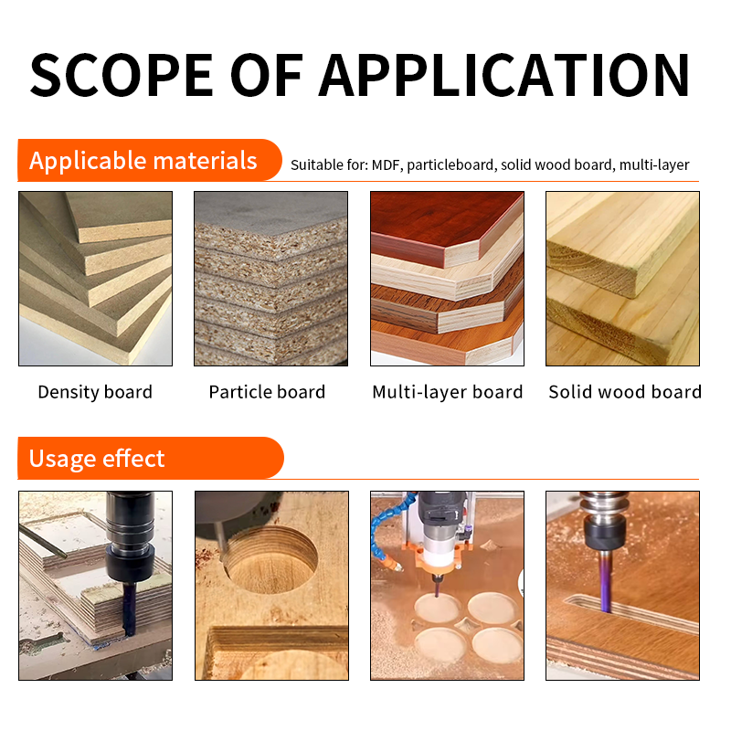 Precision Tools DLC Coating Carbide End Mill 8mm 10mm Cnc Router Tools Bit Set