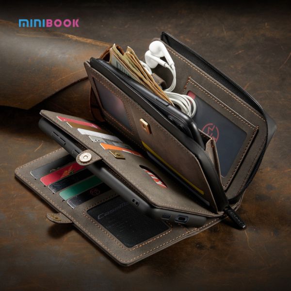 Minibook Design PU Leather Phone Case for Samsung S21 Ultra Slim and Lightweight