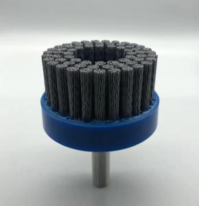 Quality 0.8mm Polishing Circular Abrasive Nylon Crimped Wire Wheel Brush for sale
