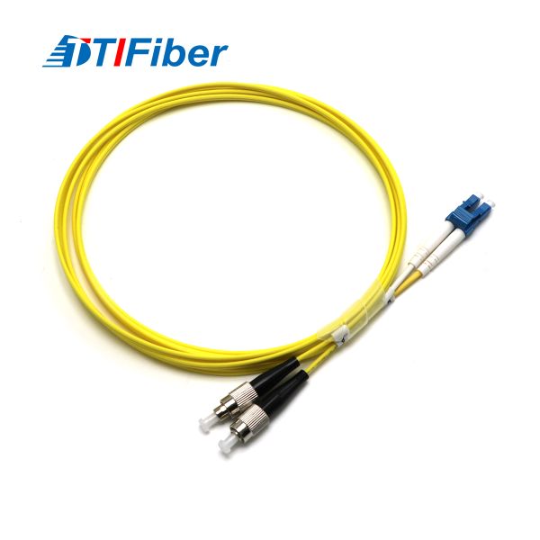 LC/UPC-FC/UPC Fiber Optic Patch Cord Duplex Singlemode PVC LSZH 2.0mm 3.0mm Patch cable