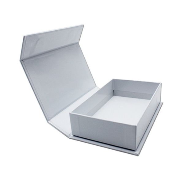 Clamshell Magnetic Buckle Printed Paper Box Custom Cosmetic Gift Packing Box