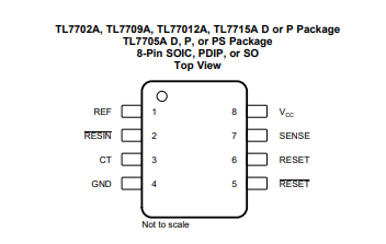 4.55 V Power Management ICs Supervisory Circuits Through Hole TL7705ACPE4