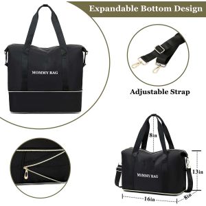 Soft Cute Diaper Tote Bags Small Insulated Bottle Pockets For Newborn Personaliz