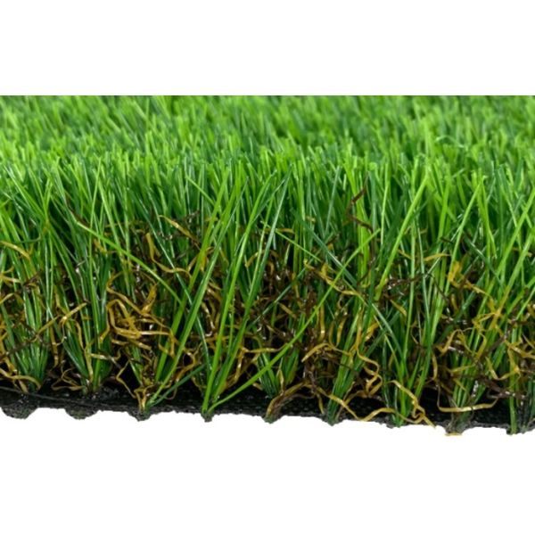 Landscaping With PE And PP Density Tufted 40mm Natural Color Artificial Turf