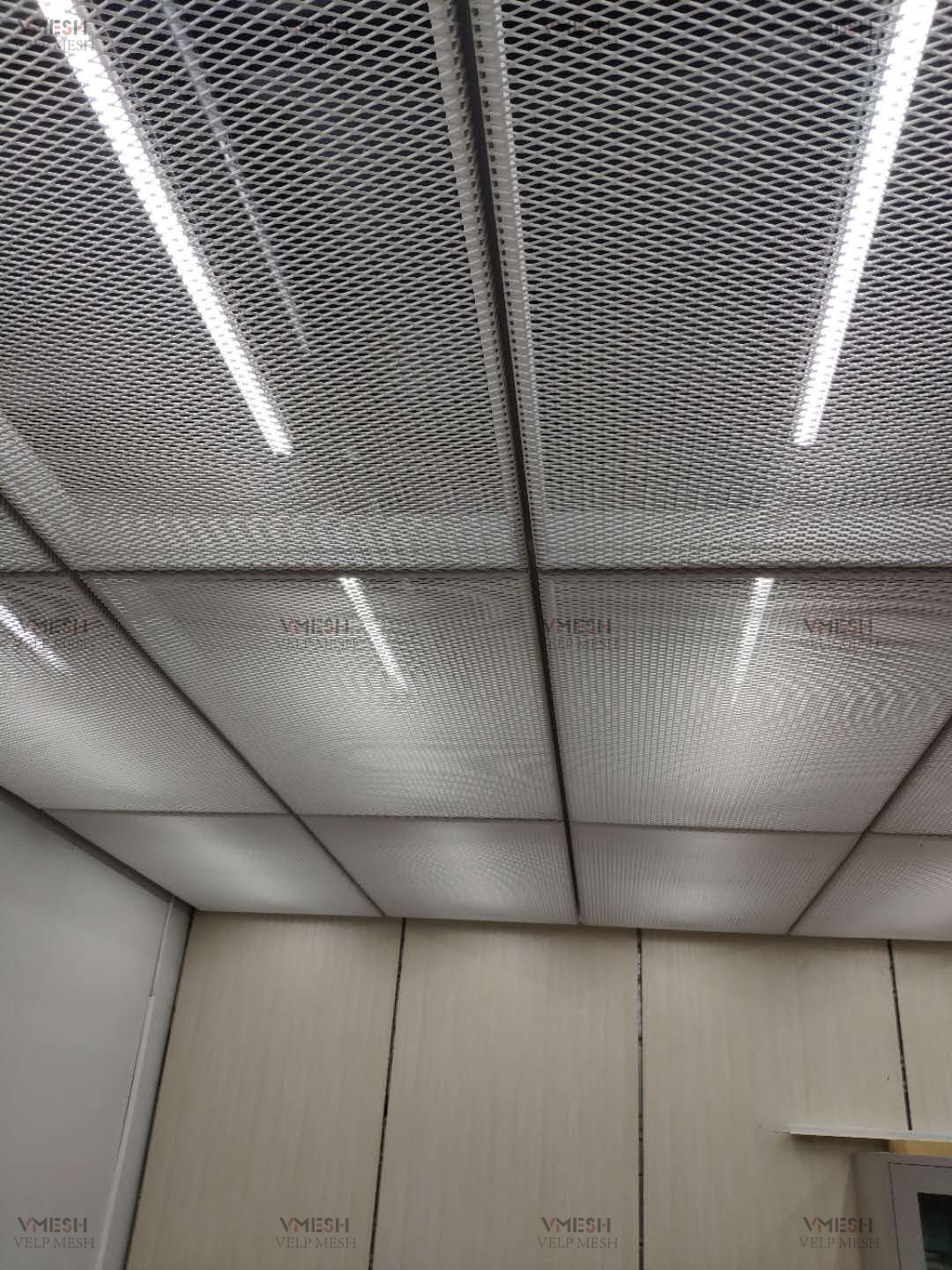 Decorative Aluminum Expanded Metal Mesh Ceiling Panel 0.5mm