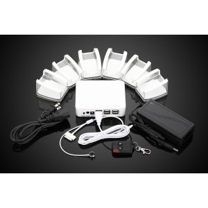 COMER 0port 6 port alarm box Secure Alarm Cell Phone with display holder