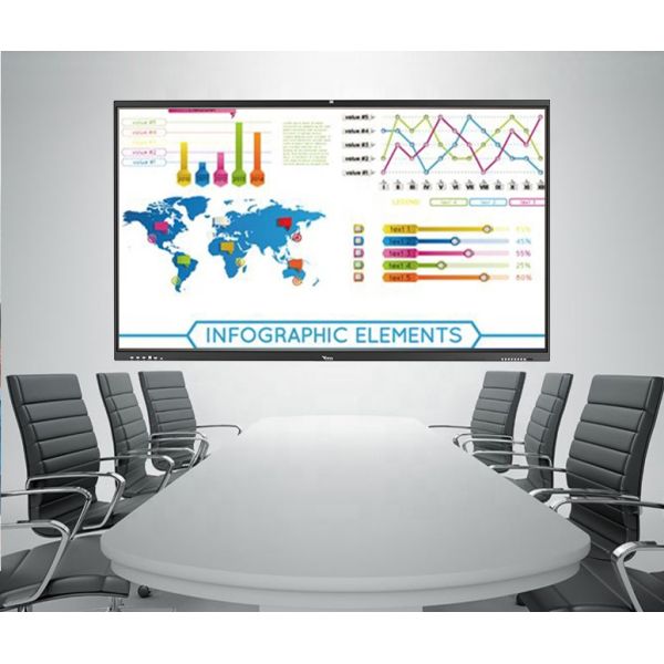 220W 65" 350cd/m2 Flat Panel Monitor Displays 2160x3840