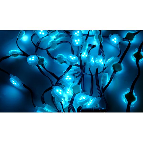 Led Point Light Source DC12V RGBW SMD5050 IP67 Waterproof High Brightness 3cm For Outdoor Building