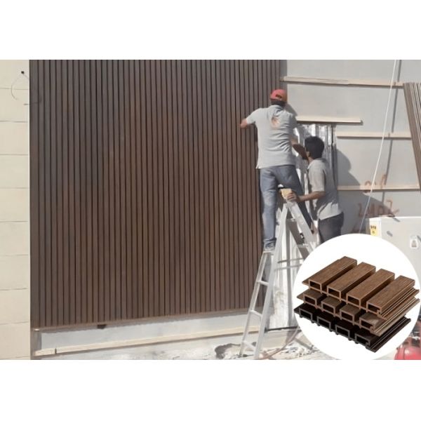26mm Weather Resistant Exterior WPC Wall Panel For Extreme Temperature Tolerance