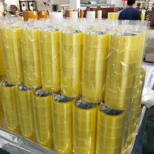 Quality 100y/200y/1000y Clear Yellowish BOPP Shipping Packing Tape for sale