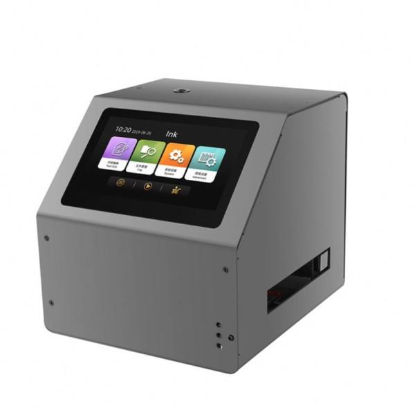 Buy Smart Static Desktop Bottle Batch Coding Machine With Touch Screen at wholesale prices
