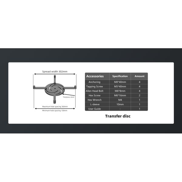 Touch Control Telescoping Projector Mount 360 Degree Adjustable Projector Mounts Universal