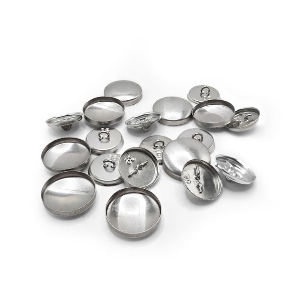 Sofa Buttons Fabric-Covered Buttons Upholstered Button Blanks Metal Buttons Coat Buttons Round Fabric-Covered Buttons