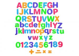 China Refrigerator Colorful Thickness 5mm Magnetic Letters And Numbers on sale