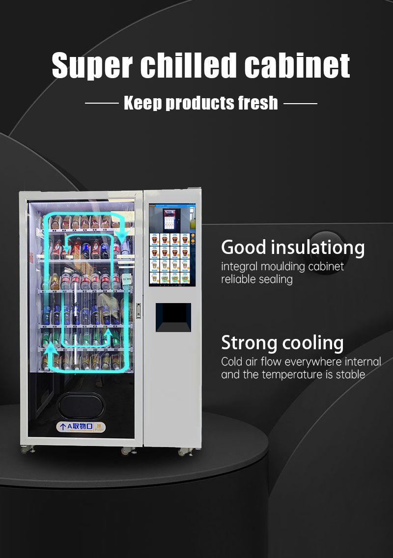 Get Free Hot Water After Purchasing Instant Cup Noodles Ramen instant coffee Vending Machine