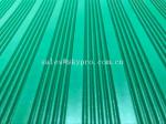Green 3mm Thick Durable Corrugated Rubber Sheet Anti in Roll Colorful Rubber
