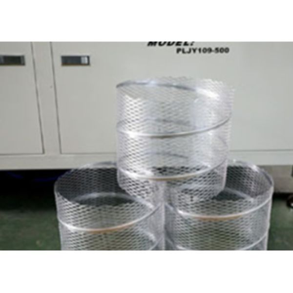 Diamond Mesh width 109mm Spiral Rolling Air Filter Making Machine