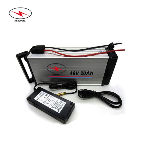 1000 Cycles 48V 20Ah 30Ah 2000W Rear Rack Ebike Battery