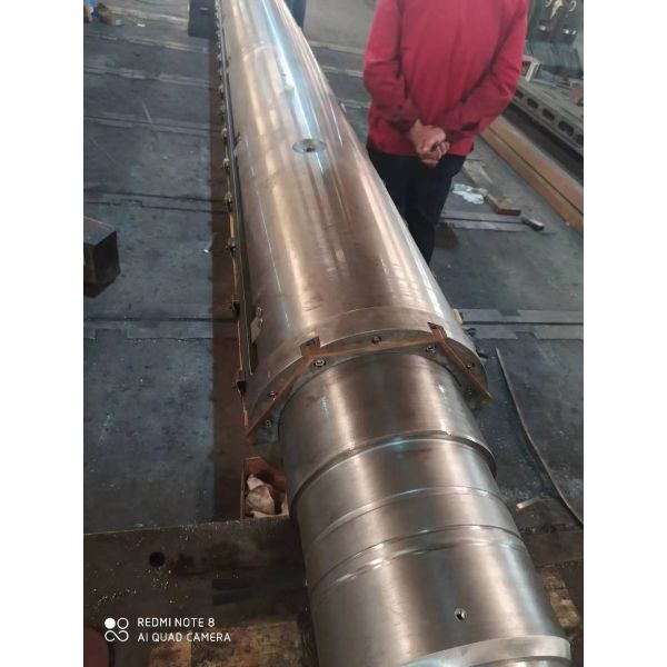 Customized Rubber Crownning Soft Calender Roller with 91±2 Shore D Hardness and ≤0.02mm Runout for Oil Circulation