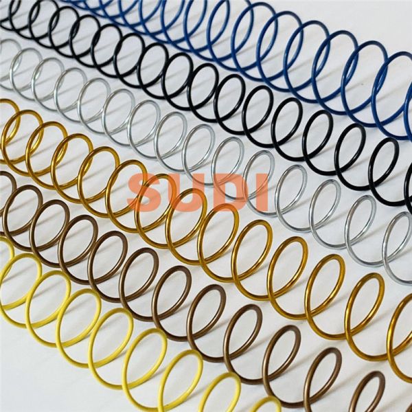 4:1 Pitch Encapsulation Metal Coil Binding Spines For Hardcover Calendar