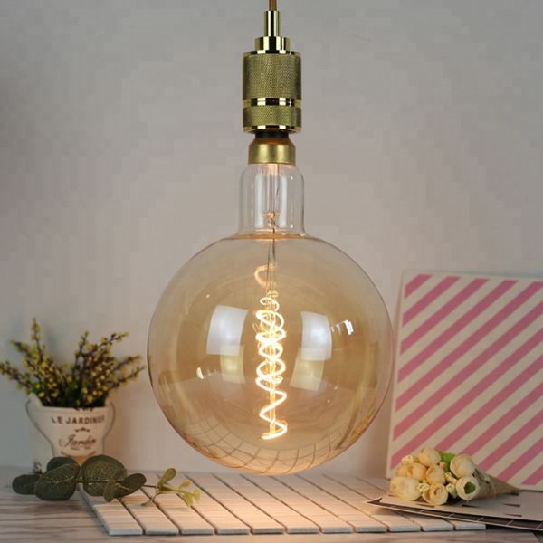 Retro G200 E27 Extra Large Globe Bulb Golden 4w 360lm 220v Led Vintage Globe