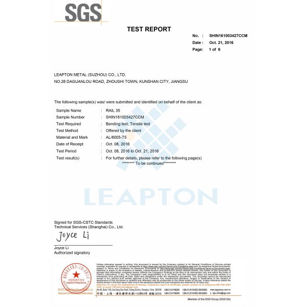 Aluminum Photovoltaic Solar Racking System Anodizing Panel Frame PFA