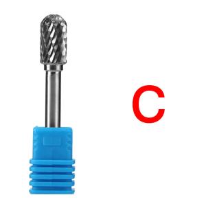 Quality 1/2 Inch Head Carbide Burr File Woodworking Rotary Burrs with End Cut and 1/4 Inch Shank for sale