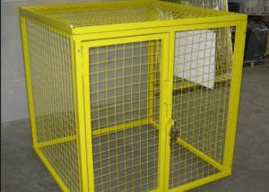 China Multi Colors Flammable Storage Cage , Gas Bottle Safety Cages Removable on sale