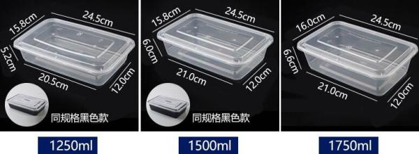 susi box / sushi packaging / Food window box,PP Microwave Blister Clear Plastic Lunch Box Food Container with Lid 650ml