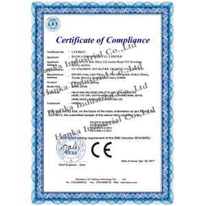 Hanka Industrial Co., Ltd Certifications