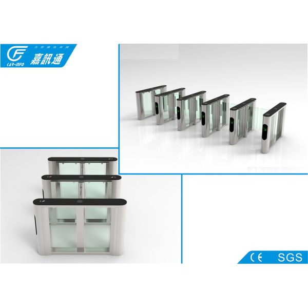 Outdoor Semi Automaticwaist Height Turnstile , Solenoid Bio - Metric Gym Access