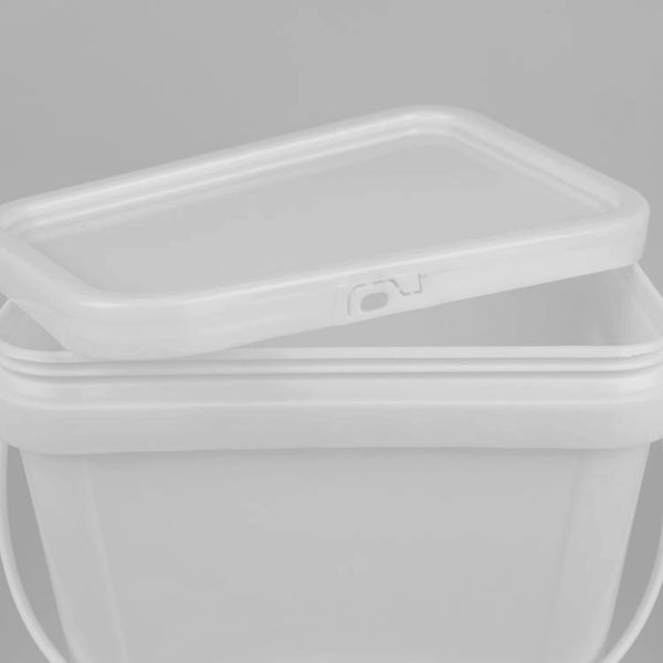 10L 18L 20L Oblong Plastic Buckets Recycled Screen Printing