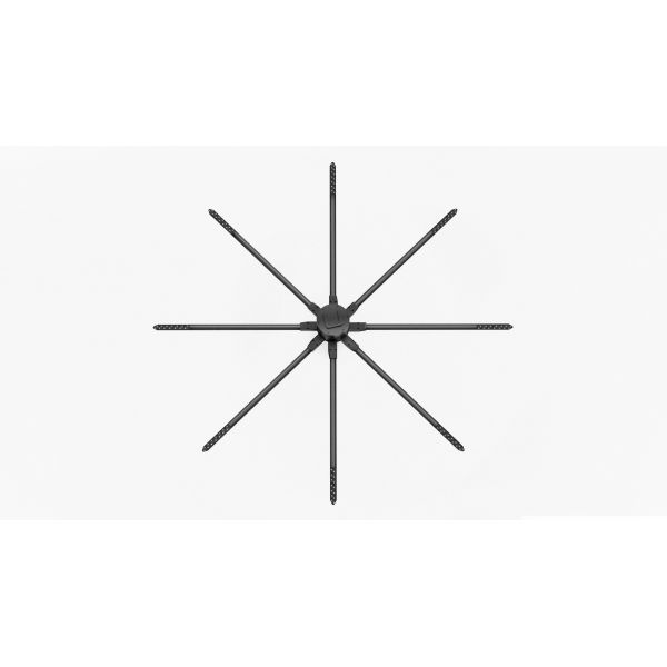 HDFocus Large Size 150cm 3d Holographic Projector Display Hologram Led Fan With App Control