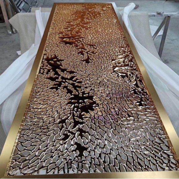 Decorative Partition Indoor Hotel Metal Privacy Screens