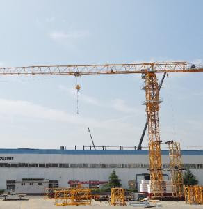 China Erecting Flat Top Tower Crane Construction Machinery on sale