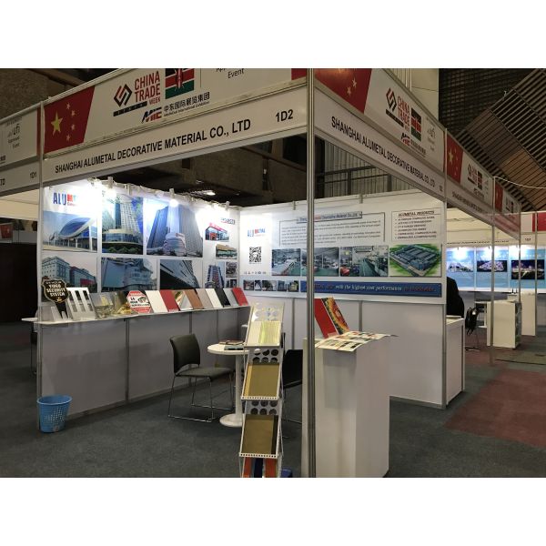 Alumetal B1 A2 Fireproof Aluminum Composite Panel Exterior Metal Cladding 1250mm