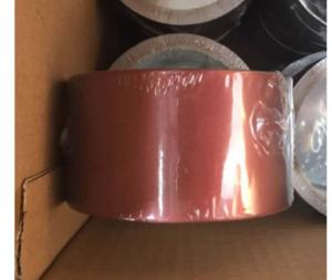 Quality Brown Lacquered Aluminum Foil Adhesive Tape 3 Microns for sale