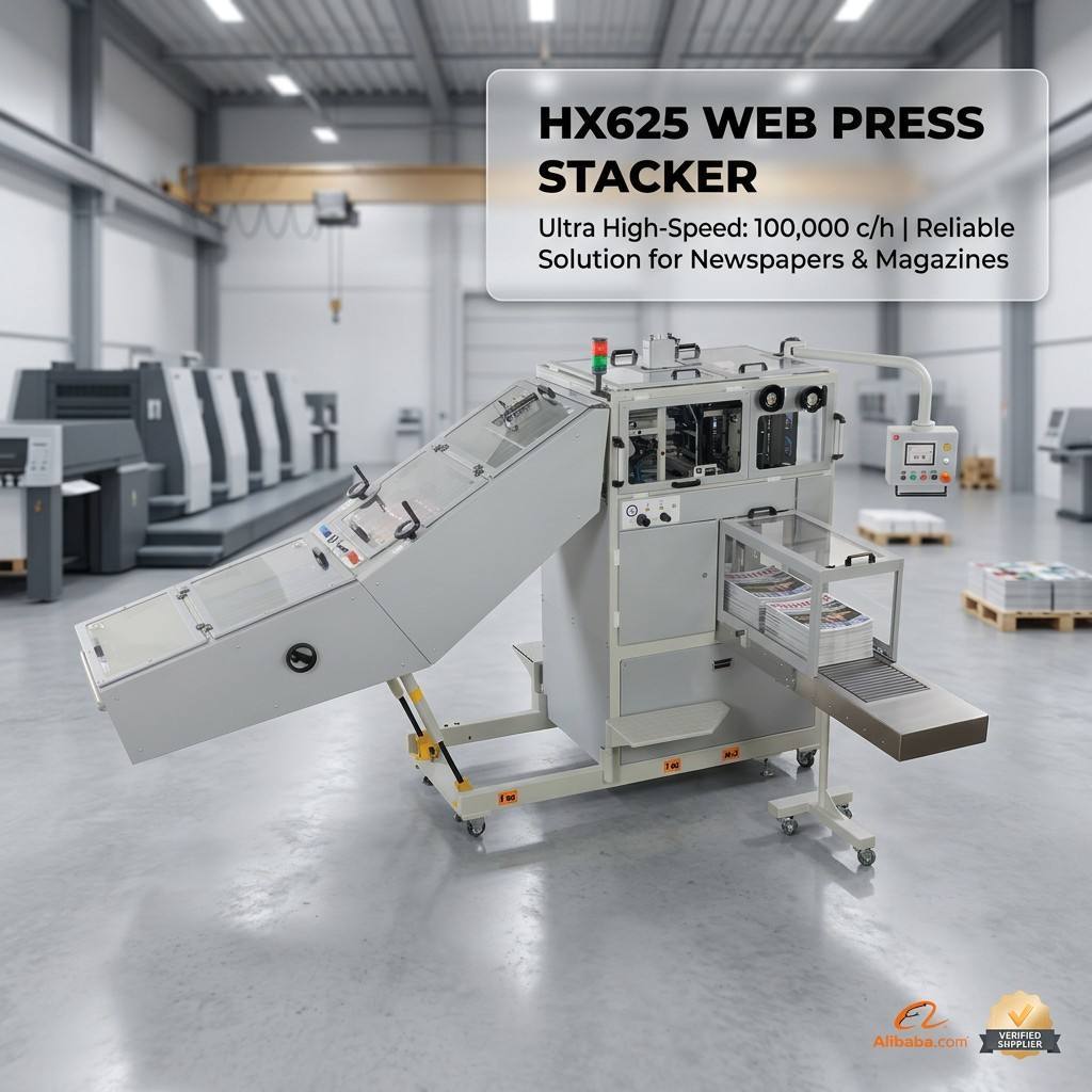 HX625 Web Press Stacker Featuring Easy Maintenance Convenient Access And Simple Operation