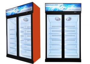 China 444L Hypermarket Free Standing Freezer Display Refrigerator Showcase on sale