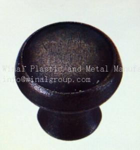 China Size Dia18xH18,plated black,kitchen drawer pull knob,Zinc alloy,plating & color can OEM. on sale