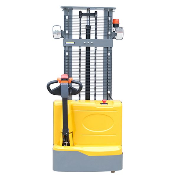 Professional Material Lifting Equipment Walkie Full Electric Stacker 1500kg