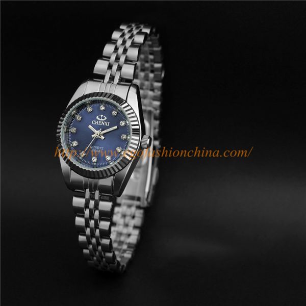 004A Couple Watch Pair Watches Man Woman Watch Ladies Watches Stainless Steel Watch New