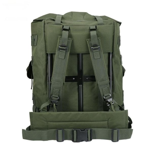 Iron Frame Olive Green Tactical Backpack For Outdoor Camping