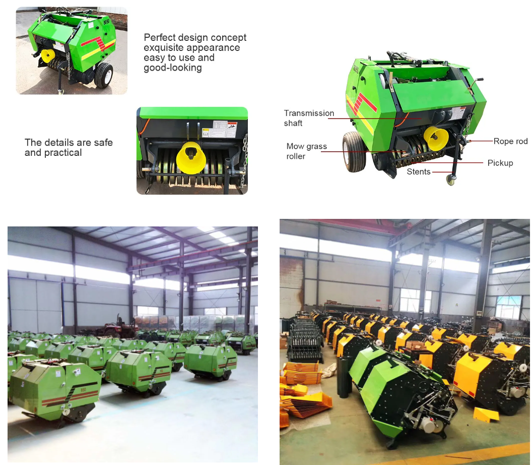 YK1070 Round Baler Hay Baler for russia