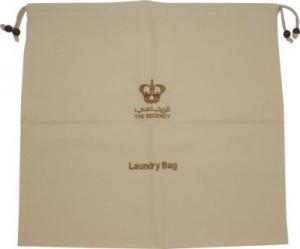 Quality Environment Friendly Custom Hotel Bags Hotel Laundry Bag Natural Cotton for sale